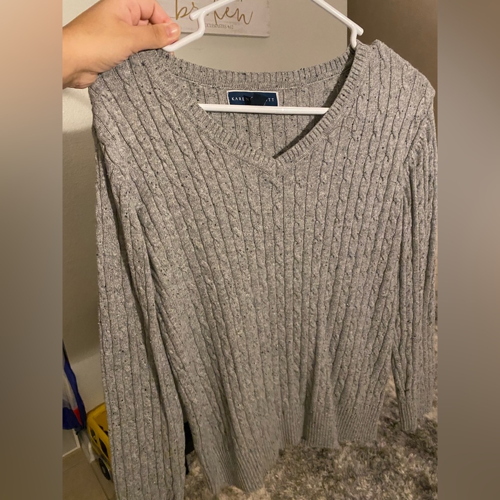 Karen Scott | Light Grey Sweater